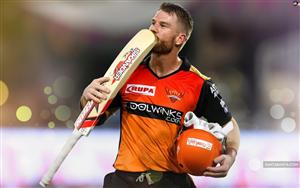 Australian cricketer David Warner - captain of Sunrisers Hyderabad in IPL 2020